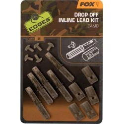 Zestaw końcowy Fox Inline Lead Drop Off Kit Camo (5szt.) Łatwy zwrot