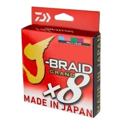 Plecionka Daiwa J-Braid Grand X8 0,16mm/150m, multikolor Oferta czasowa