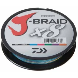 Plecionka Daiwa J-Braid X8 0,06mm/150m, Multikolor Nowość