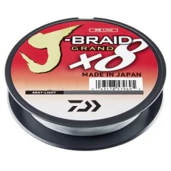 Hit sprzedaży Plecionka Daiwa J-Braid Grand X8 0,16mm/135m, Gray Light