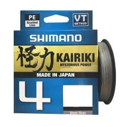 Plecionka Shimano Kairiki 4 0,23mm/150m, Steel Gray Nie przegap