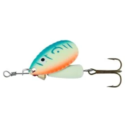 Hit cenowy Błystka Abu Garcia Droppen Spinner 4,6cm/8g, UV Glow Blue/Orange