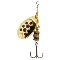 Wyjątkowa oferta Błystka Abu Garcia Fast Attack Spinner 5cm/10g, Gold/Black Dots