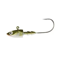 Główka jigowa Berkley PowerJig Deep Jig rozm.3/0, 14g, Olive Pearl (3szt.) Bezpieczna płatność