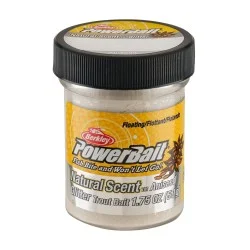 Ciasto Berkley Power Bait Natural Glitter Trout Bait - Anyż 50g, White Nowy