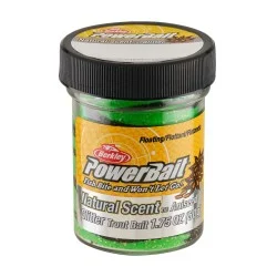 Ciasto Berkley Power Bait Natural Glitter Trout Bait - Anyż 50g, Spring Green/Black Rabat