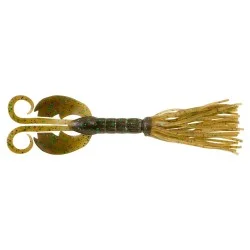 Dostępne od ręki Przynęta gumowa Berkley Power Bait CrazyLeg Chigger Craw 11cm, Green Pumpkin Green and Purple