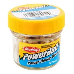 Sztuczne robaki Berkley Power Bait Power Honey Worm 3cm, Natural (55szt.) Obniżka ceny