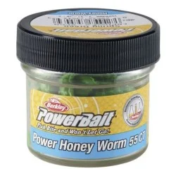 Sztuczne robaki Berkley Power Bait Power Garlic Honey Worm 2,5cm, Spring Green (55szt.) Okazja