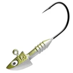 Główka jigowa Berkley PowerJig All-round Pro rozm.1, 3,5g, Olive-Pearl (6szt.) Do wyczerpania zapasów