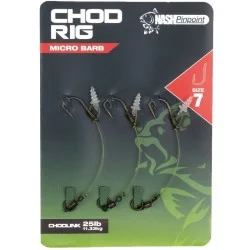 Przypon Nash Chod Rig Micro Barbed rozm.7 (3szt.) Szybka dostawa