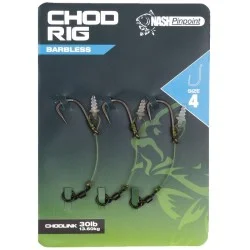 Przypon Nash Chod Rig Barbless rozm.4 (3szt.) Bezpieczne zakupy