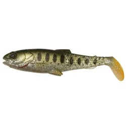 Przynęta gumowa Savage Gear Craft Cannibal Paddletail 8,5cm, Olive Pearl Silver Smolt Wyprzedaż