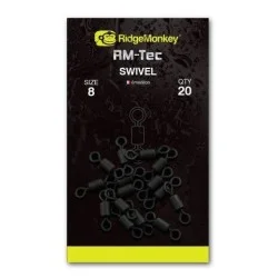 Krętlik Ridge Monkey RM-Tec Swivel rozm.8 (20szt.) Sprawdź teraz