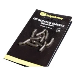 Pozycjoner zestawu końcowego Ridge Monkey QC Rotator Sleeves Organic Brown (10szt.) Nie przegap
