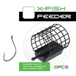 Nie przegap Haczyk X-Fish Feeder (8szt.)
