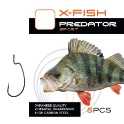 Łatwy zwrot Haczyk X-Fish Predator Sport (5szt.)