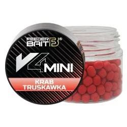 Nowość Wafters Feeder Bait V4 Mini 4mm - Krab & Truskawka (25ml)
