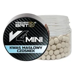 Obniżka ceny Wafters Feeder Bait V4 Mini 4mm - Kwas masłowy & Czosnek (25ml)