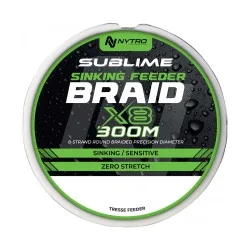 Nowy Plecionka Nytro Sublime X8 Sinking Feeder Braid 300m, Brown