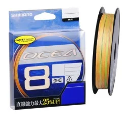 Ostatnie sztuki Plecionka Shimano Ocea 8 Braid 400m, Multicolor