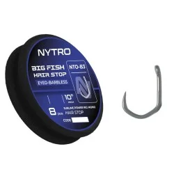 Ostatnia szansa Przypon Nytro NTO-B3 Barbless Big Fish Hair-Stop Ready Tied Rigs 25cm (8szt.)