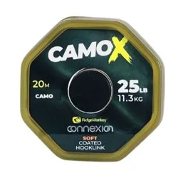 Oferta Plecionka przyponowa Ridge Monkey Connexion CamoX Soft Coated Hooklink 20m, Camo