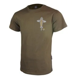 Niska cena Koszulka Vass Carp Rising T-Shirt Khaki