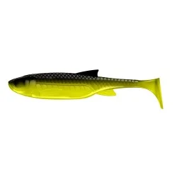 Dostępne od ręki Przynęta gumowa Libra Lures Kraken Shad, 006 Hot Yellow