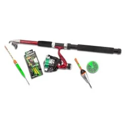 Hit cenowy Zestaw wędka + kołowrotek + akcesoria Saenger Travel Set Allround - 2,40m 20-45g, 30 RD