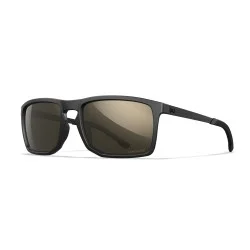 Okulary Wiley X Axe Captivate Polarized Tungsten Mirror/Grey Matte Black Frame Hit sprzedaży
