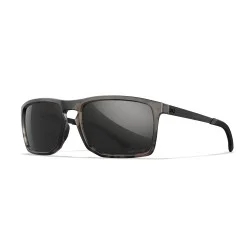 Okulary Wiley X Axe Captivate Polarized Black Mirror/Matte Tortoise Brown Frame Wysoka jakość