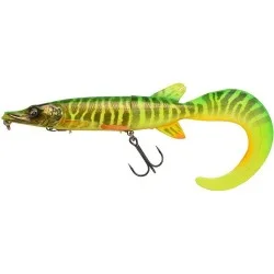 Wysoka jakość Przynęta + zapasowy ogon Savage Gear 3D Hybrid Pike, Firetiger