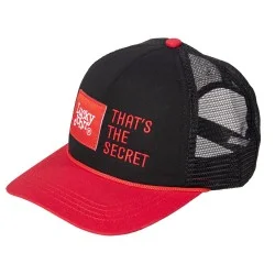 Dostępne od ręki Czapka z daszkiem Lucky John Cap Black/Red