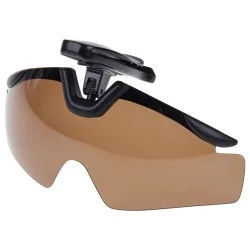Ograniczona ilość Okulary Lucky John Polarized Clip-on Sunglasses, Brown Lens